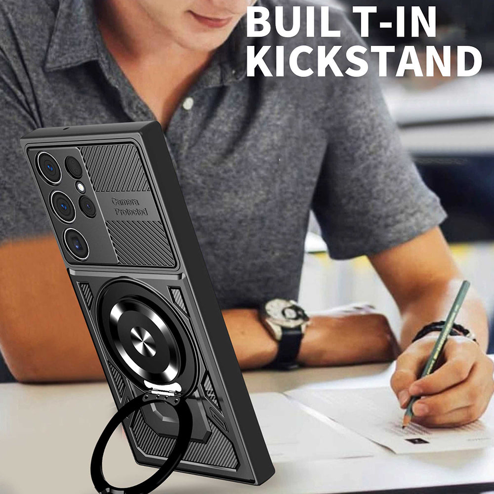 Case for Samsung Galaxy S26 Ultra, Techsuit, RuggedCam, Grey