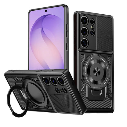 Hülle für Samsung Galaxy S26 Ultra, Techsuit, RuggedCam, Schwarz