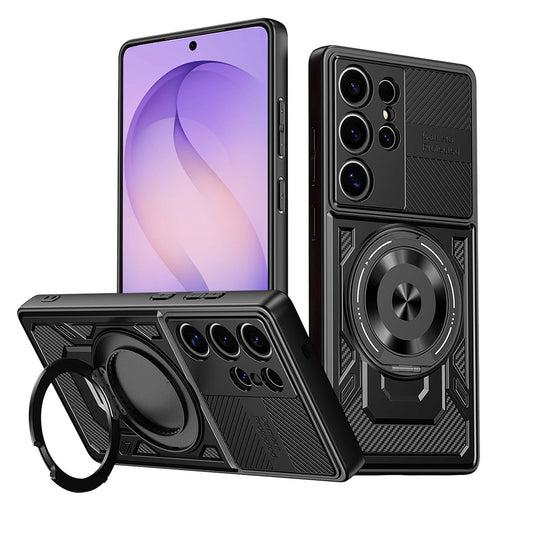 Case for Samsung Galaxy S26 Ultra, Techsuit, RuggedCam, Black