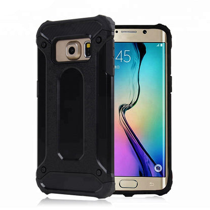 Hülle für Samsung Galaxy S6 G920, Techsuit, Hybrid Armor, Schwarz