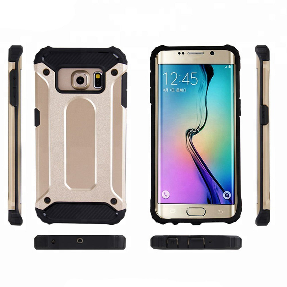Hülle für Samsung Galaxy S6 G920, Techsuit, Hybrid Armor, Schwarz