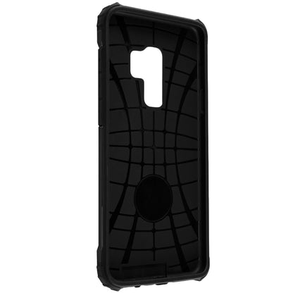 Hülle für Samsung Galaxy S9+ G965, Techsuit, Hybrid Armor, Schwarz