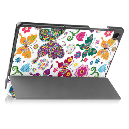 Hülle für Samsung Galaxy Tab A11 / Tab A9, Techsuit, FoldPro Butterfly Neues Modell, Mehrfarbig