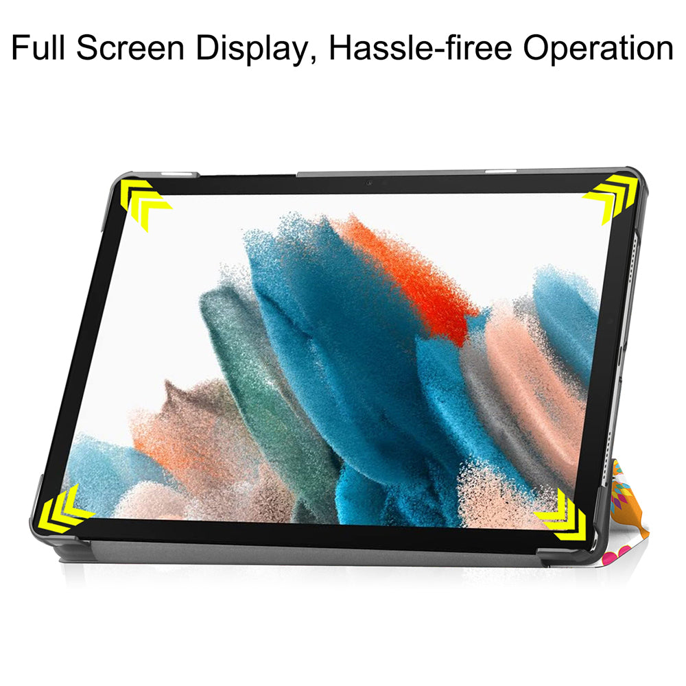 Hülle für Samsung Galaxy Tab A11 / Tab A9, Techsuit, FoldPro Butterfly Neues Modell, Mehrfarbig