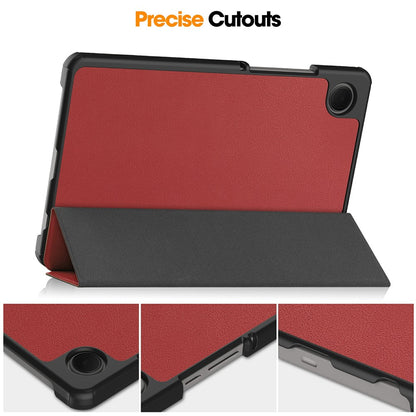 Hülle für Samsung Galaxy Tab A11 / Tab A9, Techsuit, FoldPro Neues Modell, Rot