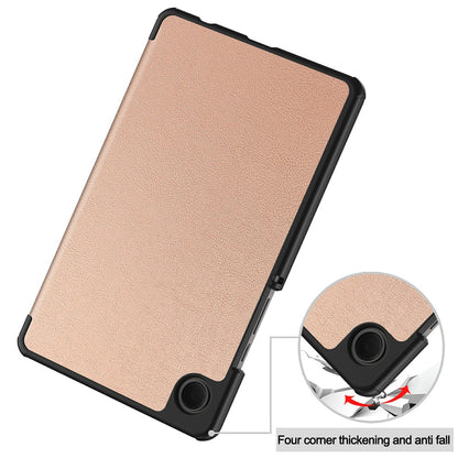 Case for Samsung Galaxy Tab A11 / Tab A9, Techsuit, FoldPro, Rose Gold