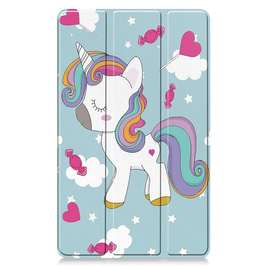 Case for Samsung Galaxy Tab A11 / Tab A9, Techsuit, FoldPro Unicorn New Model, Multicolor