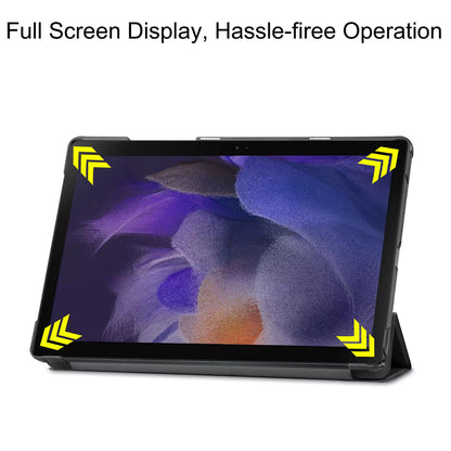 Hülle für Samsung Galaxy Tab A8 10.5 (2021), Techsuit, FoldPro, Schwarz