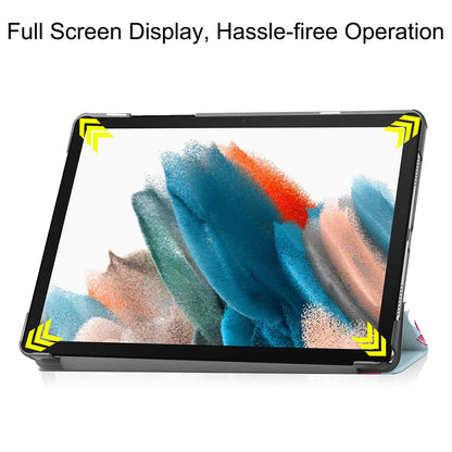 Hülle für Samsung Galaxy Tab A9+, Techsuit, FoldPro Unicorn, Mehrfarbig