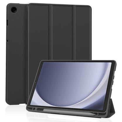Hülle für Samsung Galaxy Tab A11 / Tab A9, Techsuit, Flex Trifold, Schwarz