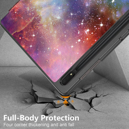 Hülle für Samsung Galaxy Tab S10 Ultra / Tab S9 Ultra / Tab S8 Ultra, Techsuit, FoldPro Galaxy, Mehrfarbig