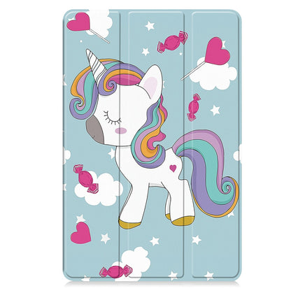 Hülle für Samsung Galaxy Tab S11, Techsuit, FoldPro Unicorn, Mehrfarbig