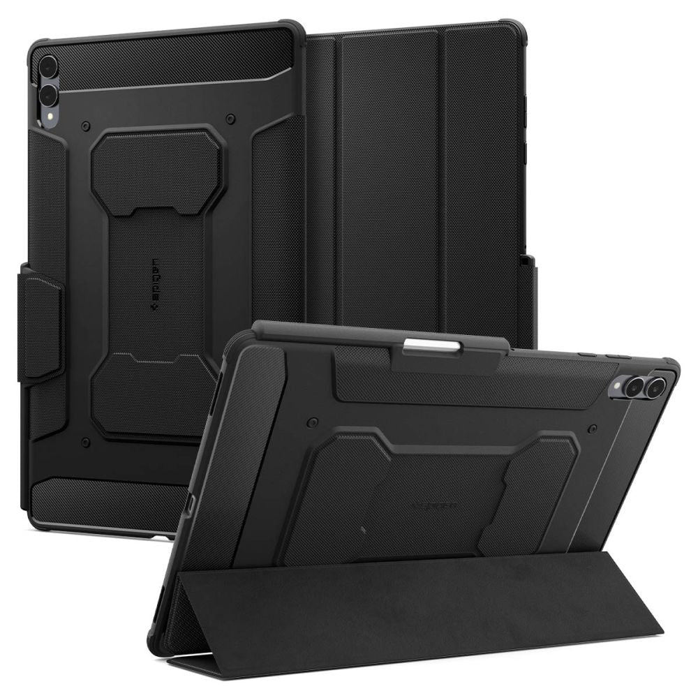 Hülle für Samsung Galaxy Tab S11 Ultra, Spigen, Rugged Armor Pro, Schwarz ACS10150