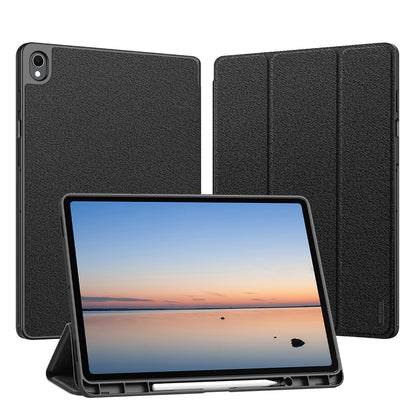 Hülle für Samsung Galaxy Tab S12 Plus, DUX DUCIS, Domo mit Stifthalter, Schwarz