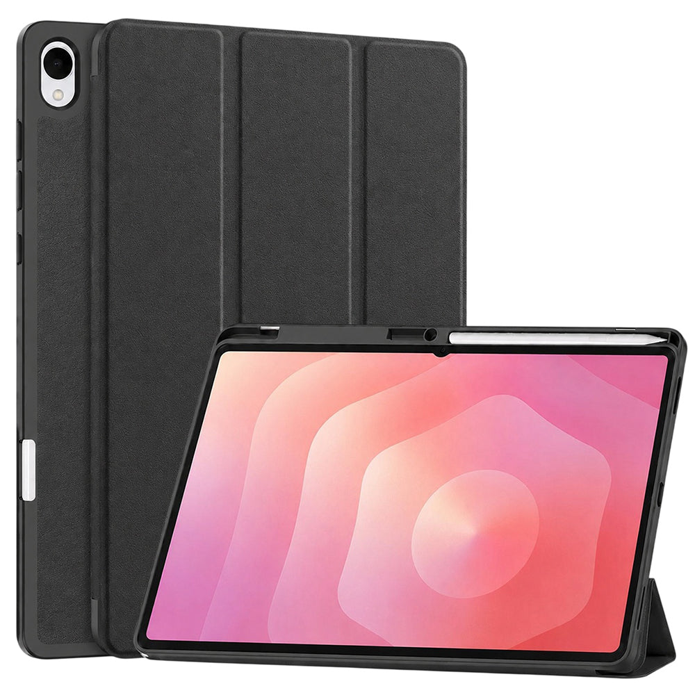 Case for Samsung Galaxy Tab S12 Plus, Techsuit, Flex Trifold, Black