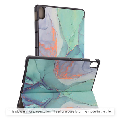 Case for Samsung Galaxy Tab S12 Plus, Techsuit, FoldPro Green Time, Multicolor