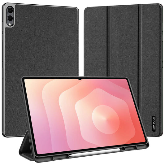 Hülle für Samsung Galaxy Tab S12 Ultra / Tab S11 Ultra, DUX DUCIS, Domo mit Stifthalter, Schwarz