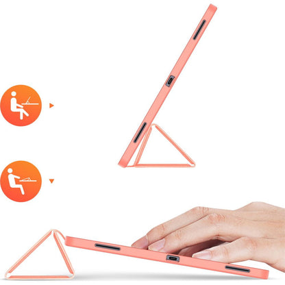 Hülle für Samsung Galaxy Tab S12 Ultra / Tab S11 Ultra, DUX DUCIS, Domo mit Stifthalter, Rosa
