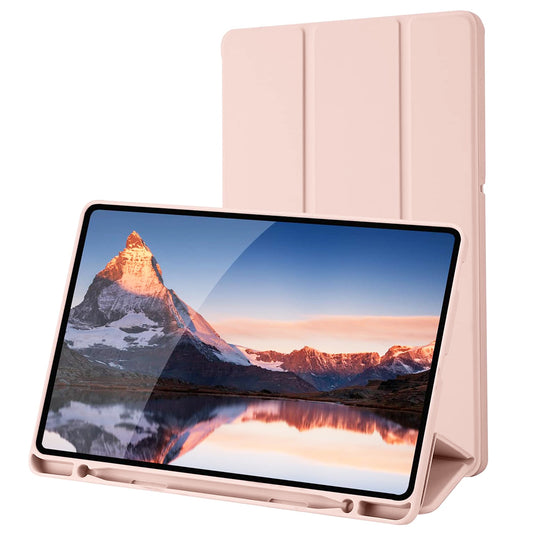 Hülle für Samsung Galaxy Tab S6 Lite (2024) / Tab S6 Lite (2022) / Tab S6 Lite (2020), Techsuit, Flex Trifold, Rosa