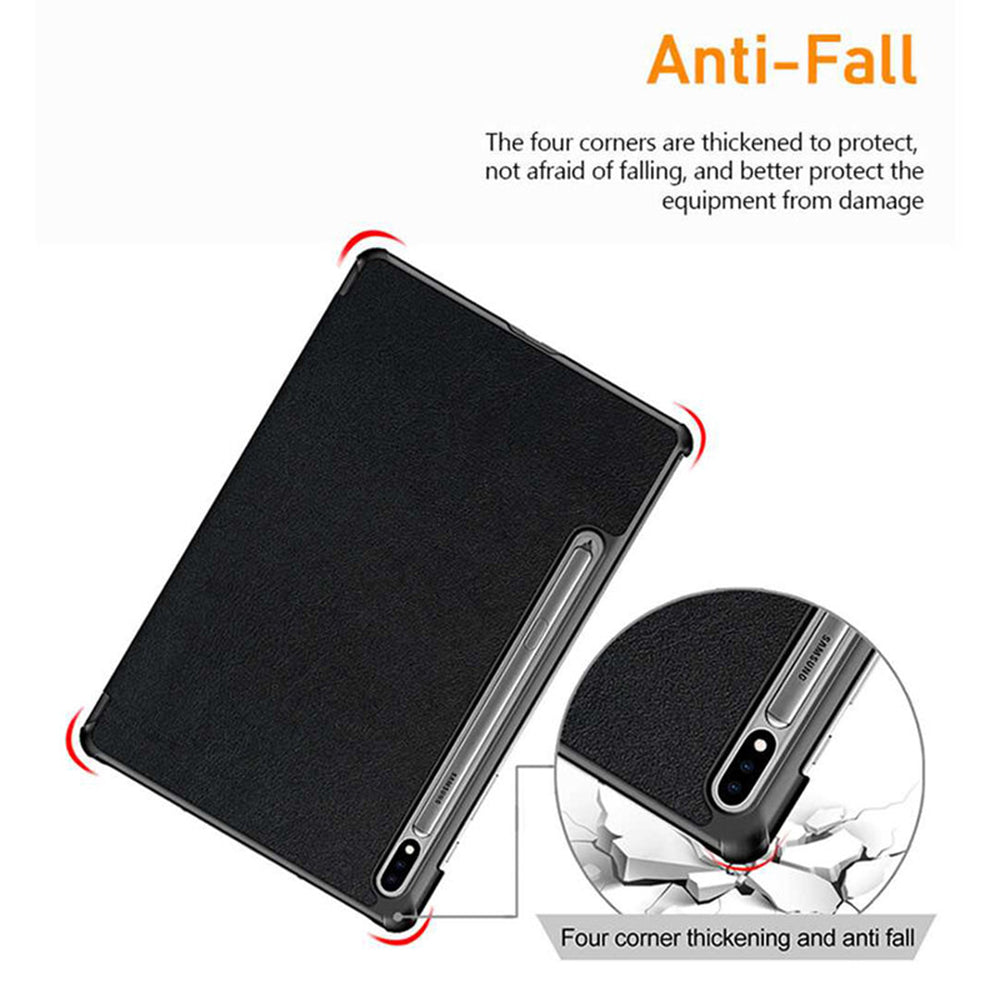 Hülle für Samsung Galaxy Tab S8 / Tab S7 T875 / Tab S7 T870, Techsuit, FoldPro, Mehrfarbig