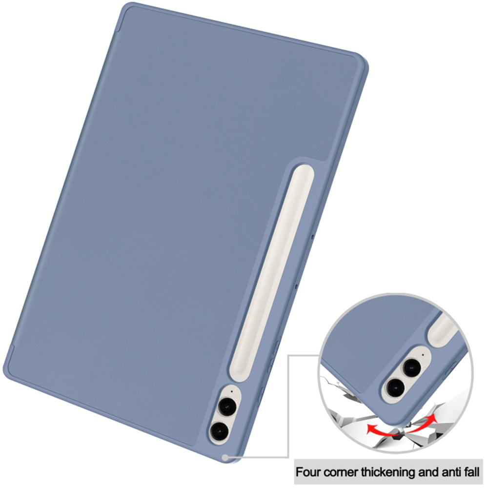 Hülle für Samsung Galaxy Tab S9 FE+, Techsuit, Flex Trifold, Lila