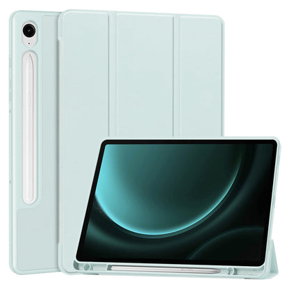 Hülle für Samsung Galaxy Tab S9 FE / Tab S9 / Tab S10 FE, Techsuit, Flex Trifold, Blau