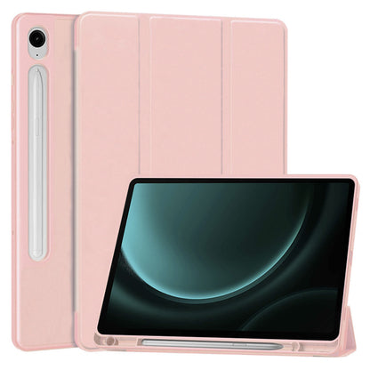 Case for Samsung Galaxy Tab S9 FE / Tab S9 / Tab S10 FE, Techsuit, Flex Trifold, Pink