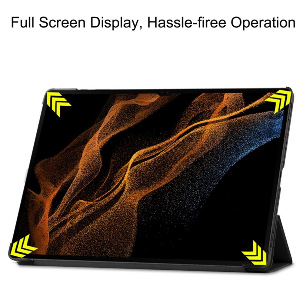Hülle für Samsung Galaxy Tab S9 FE / Tab S9 / Tab S10 FE, Techsuit, FoldPro Butterfly, Mehrfarbig