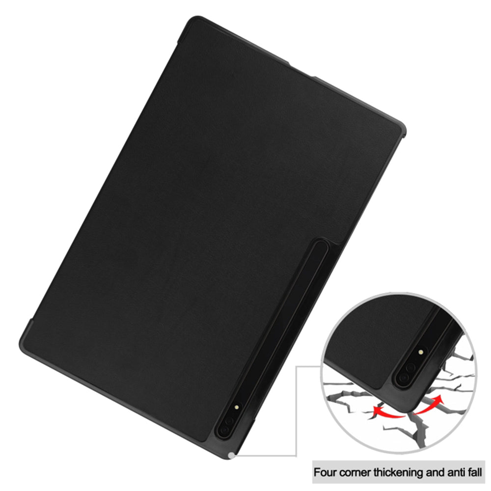 Hülle für Samsung Galaxy Tab S9 FE / Tab S9 / Tab S10 FE, Techsuit, FoldPro Butterfly, Mehrfarbig