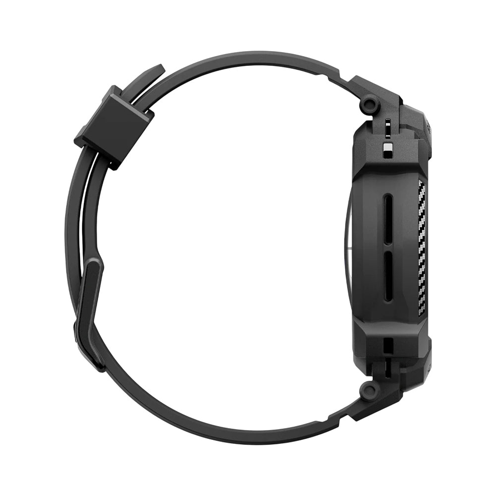 Hülle für Samsung Galaxy Watch Ultra2, Spigen, Rugged Armor Pro, Matt Schwarz ACS11612