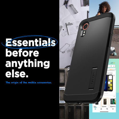 Hülle für Samsung Galaxy Xcover7 G556, Spigen, Tough Armor, Schwarz ACS07505