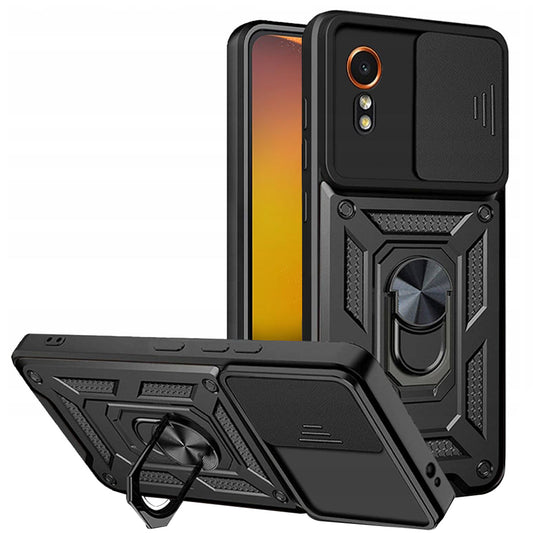 Hülle für Samsung Galaxy Xcover7 G556, Techsuit, CamShield, Schwarz