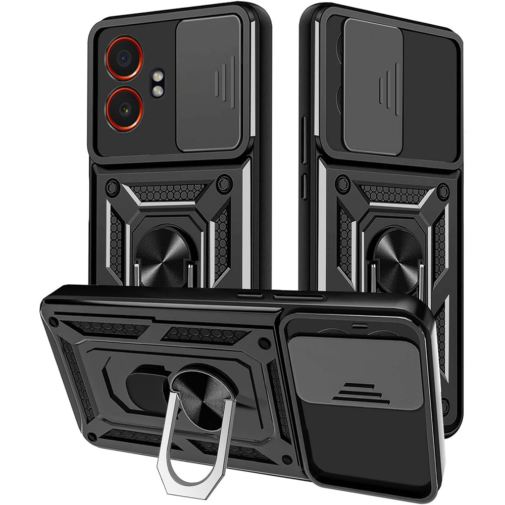 Hülle für Samsung Galaxy XCover7 Pro, Techsuit, CamShield, Schwarz
