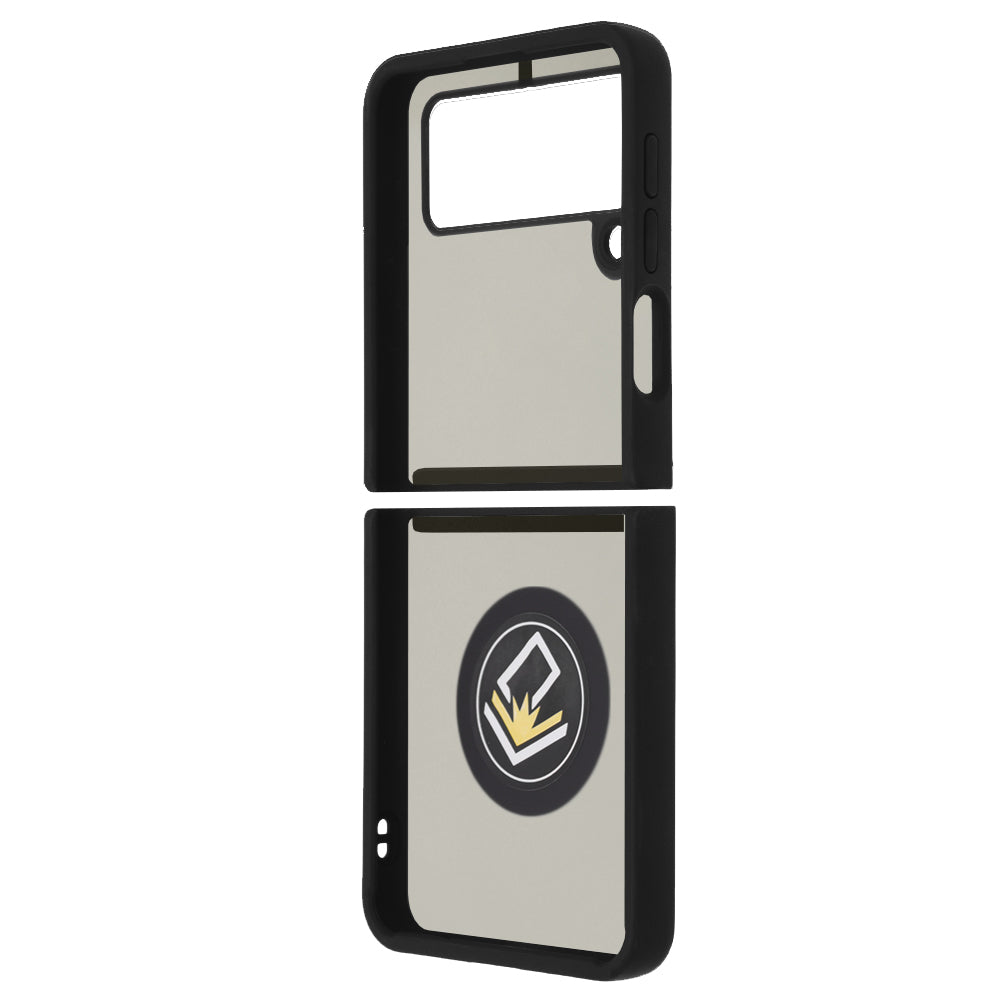 Case for Samsung Galaxy Z Flip3 5G F711, Techsuit, Glinth, Black