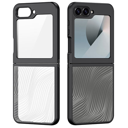 Hülle für Samsung Galaxy Z Flip6 F741, DUX DUCIS, Aimo, Schwarz