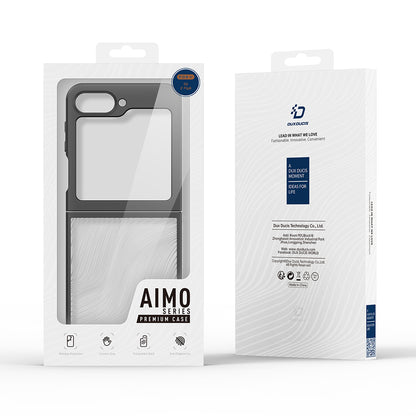 Hülle für Samsung Galaxy Z Flip6 F741, DUX DUCIS, Aimo, Schwarz