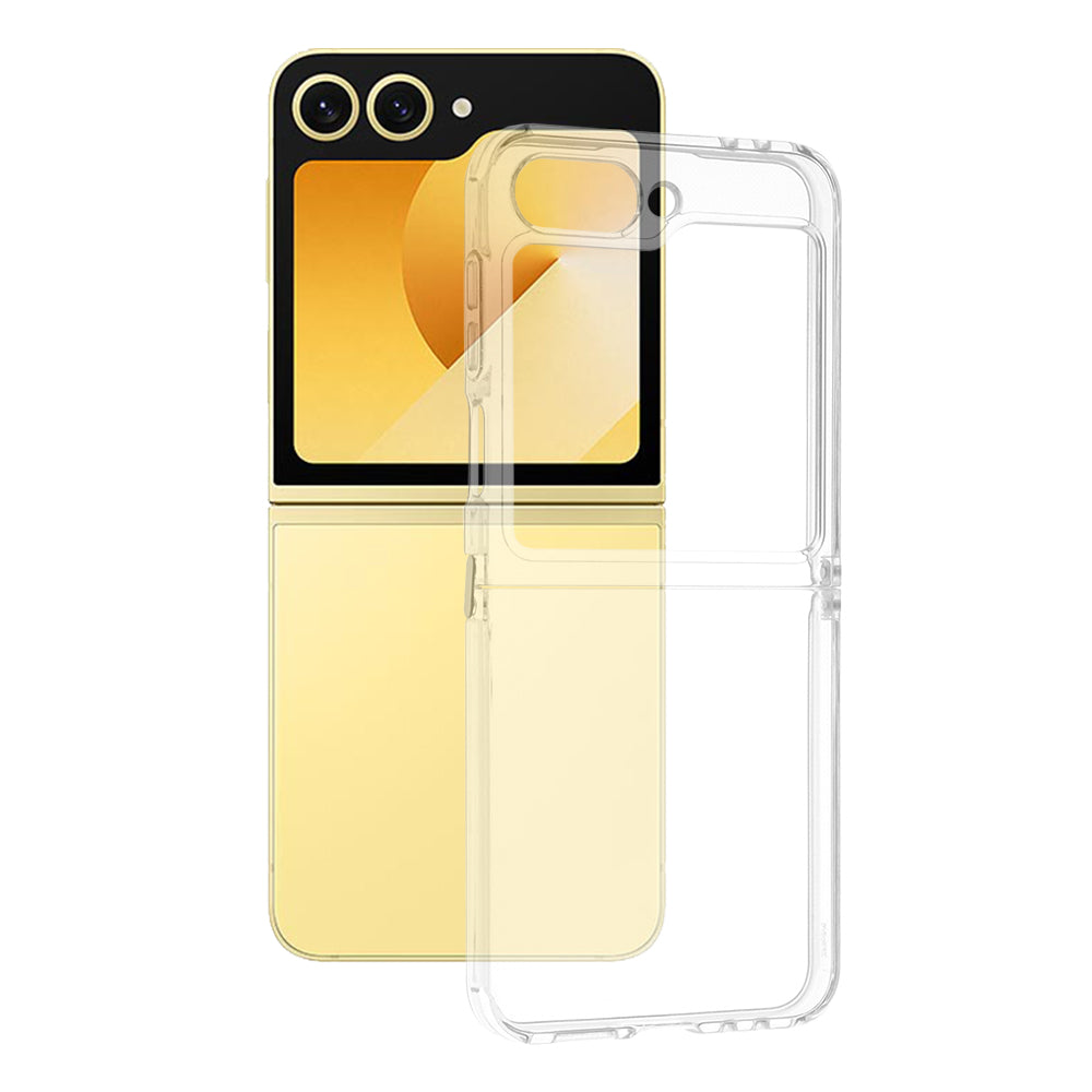 Hülle für Samsung Galaxy Z Flip7 FE F761 / Z Flip6 F741, Techsuit, Klar, Transparent