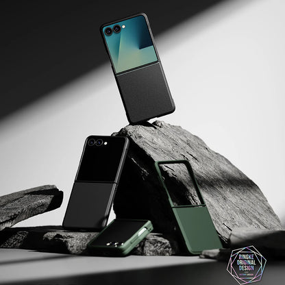 Hülle für Samsung Galaxy Z Flip7 F766, Ringke, Onyx, Schwarz