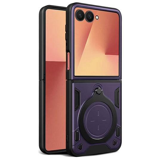Case for Samsung Galaxy Z Flip7 F766, Techsuit, CamGuard Pro, Purple