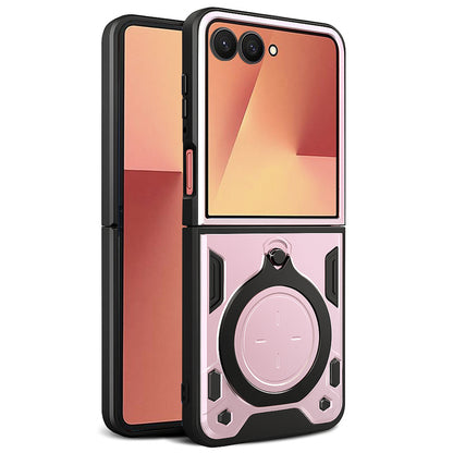 Hülle für Samsung Galaxy Z Flip7 F766, Techsuit, CamGuard Pro, Roségold