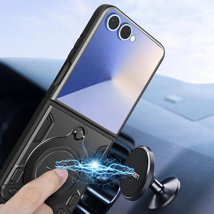 Hülle für Samsung Galaxy Z Flip7 F766, Techsuit, CamGuard Pro, Roségold