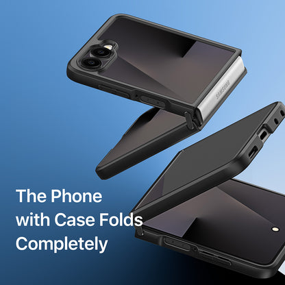 Hülle für Samsung Galaxy Z Flip8 F776, DUX DUCIS, Aimo, Schwarz