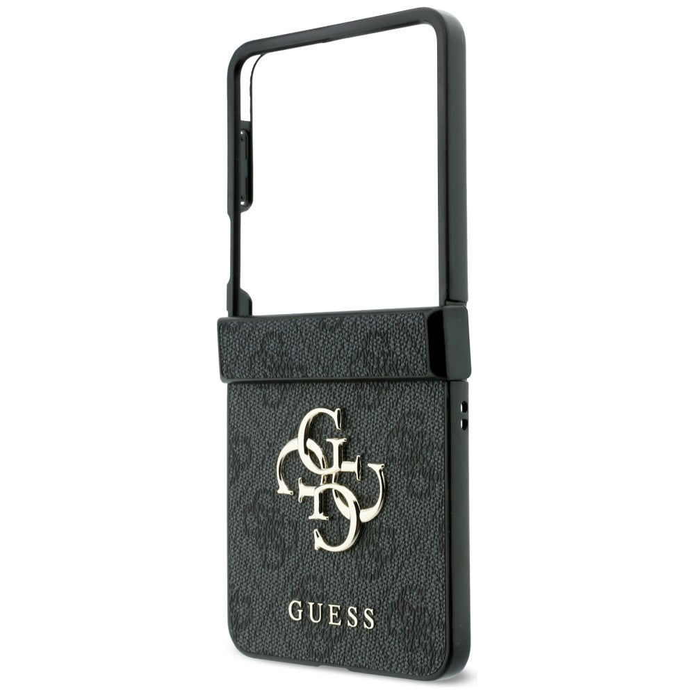 Hülle für Samsung Galaxy Z Flip8 F776, Guess, 4G Big Logo, Schwarz