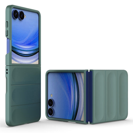 Hülle für Samsung Galaxy Z Flip8 F776, Techsuit, Magic Shield, Grün