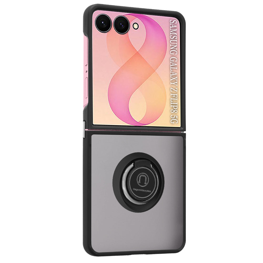 Case for Samsung Galaxy Z Flip8 F776 / Z Flip7 F766, Techsuit, Glinth, Black