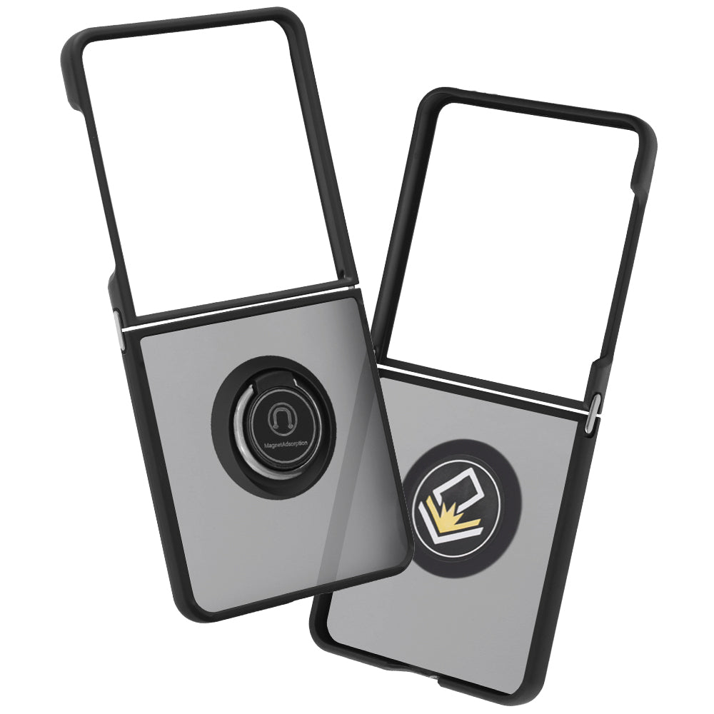 Case for Samsung Galaxy Z Flip8 F776 / Z Flip7 F766, Techsuit, Glinth, Black