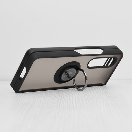 Hülle für Samsung Galaxy Z Fold3 5G F926, Techsuit, Glinth, Schwarz