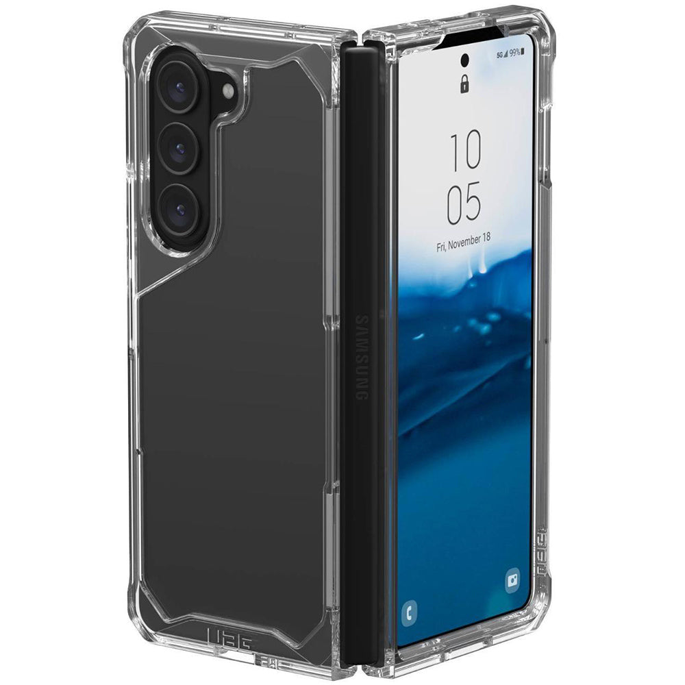 Hülle für Samsung Galaxy Z Fold5 F946, Urban Armor Gear, Plyo, Transparent