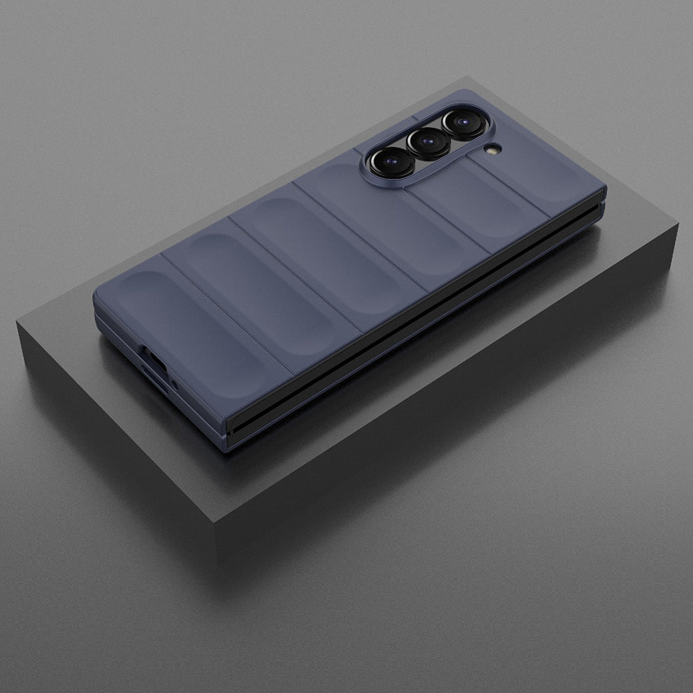 Hülle für Samsung Galaxy Z Fold6 F956, Techsuit, Magic Shield, Blau