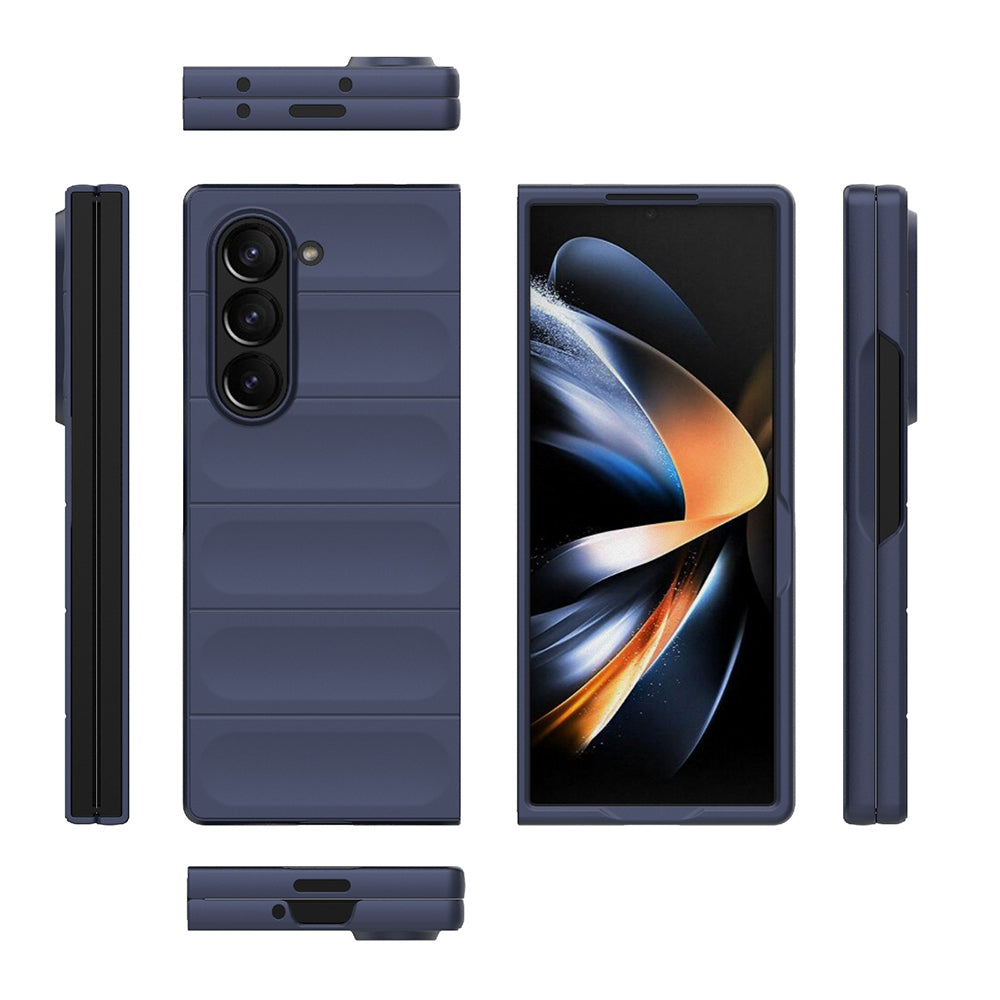 Hülle für Samsung Galaxy Z Fold6 F956, Techsuit, Magic Shield, Blau